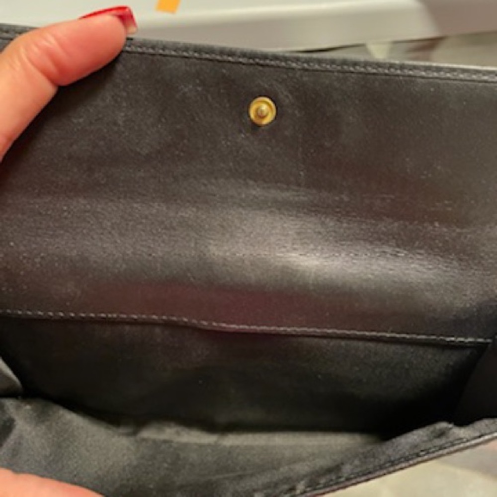 Coach Black Fabric leather wallet - Picture 6 of 8
